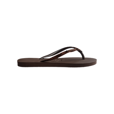 Havaianas Slim Glitter II  — Dark Brown