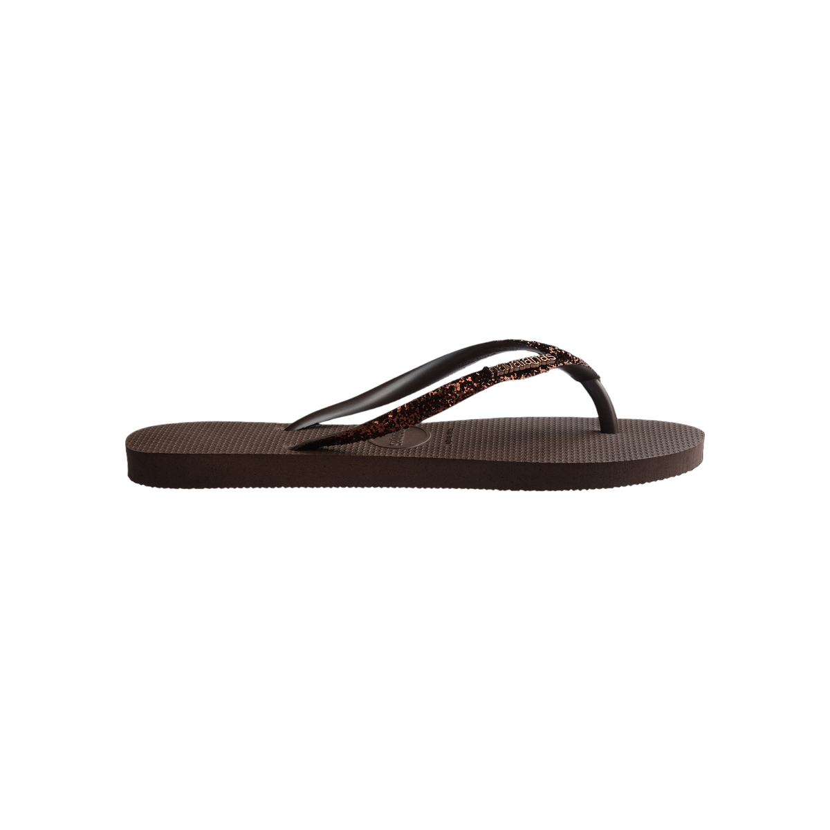 Havaianas Slim Glitter II  — Dark Brown