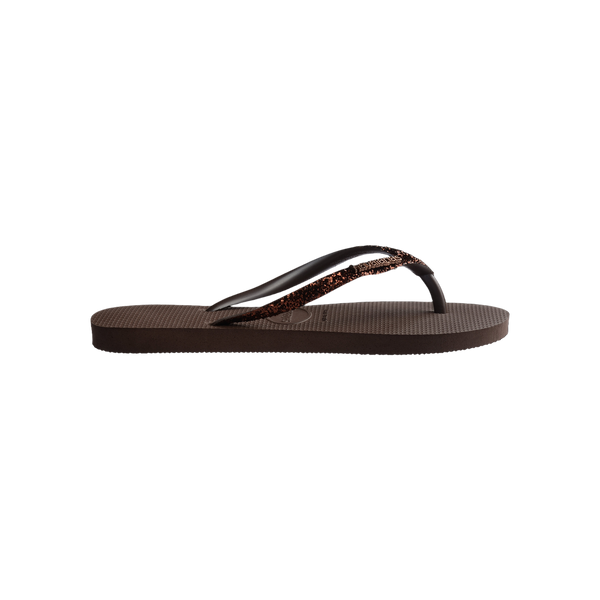 Havaianas Slim Glitter II  — Dark Brown
