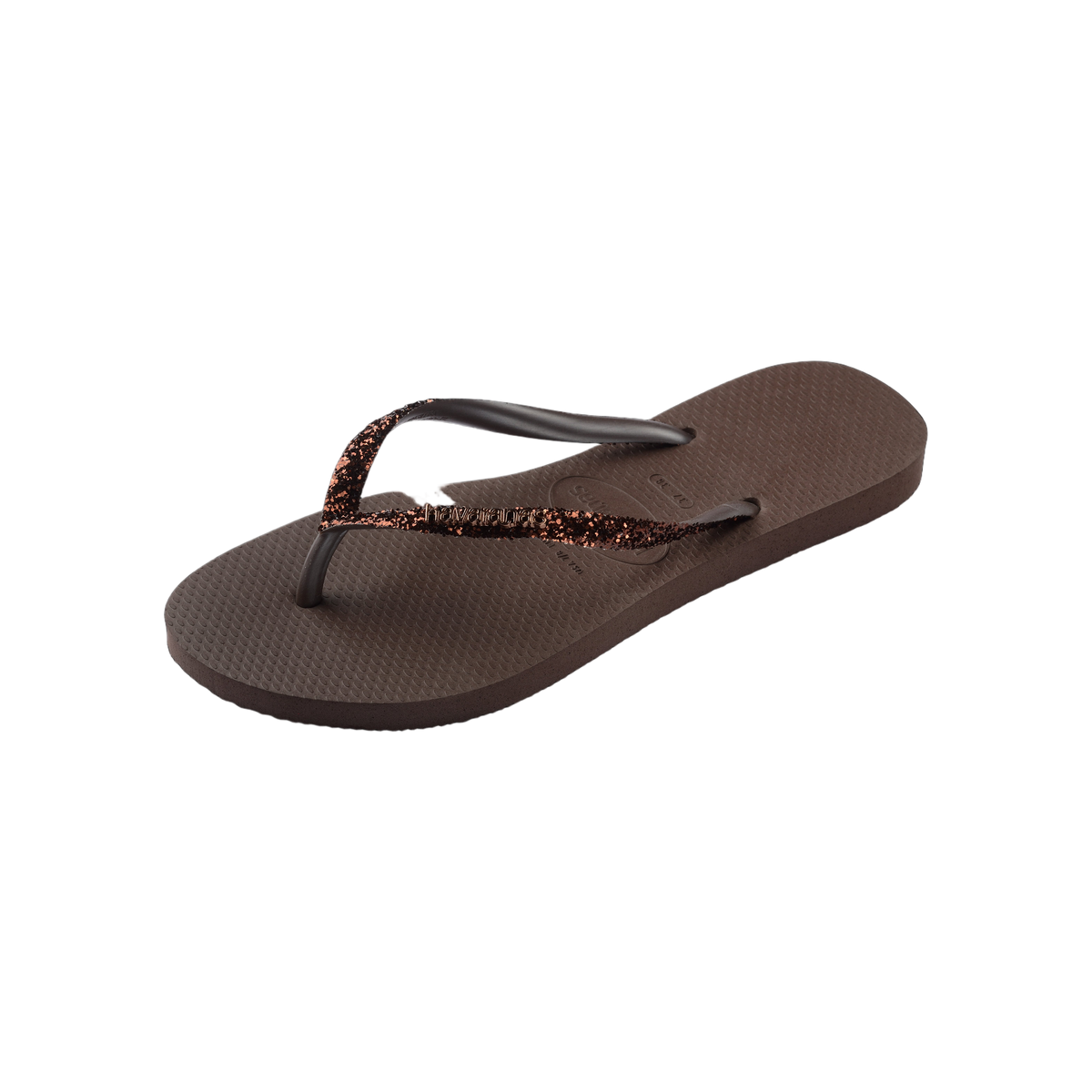 Havaianas Slim Glitter II  — Dark Brown