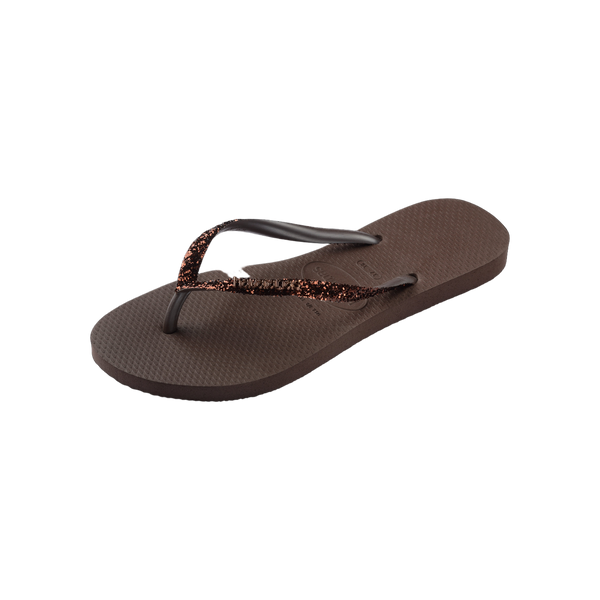 Havaianas Slim Glitter II  — Dark Brown