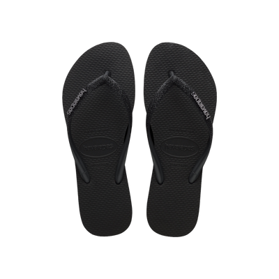 Havaianas Slim Glitter II  — Black/Black