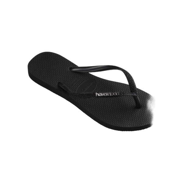 Havaianas Slim Glitter II  — Black/Black