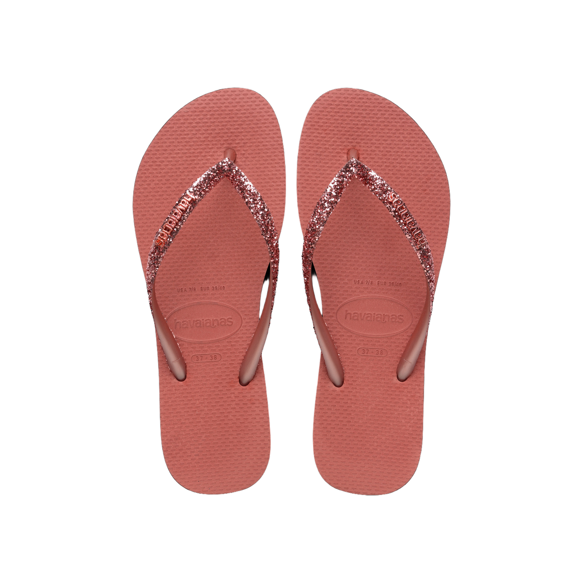 Havaianas Slim Glitter II  — Canyon Clay