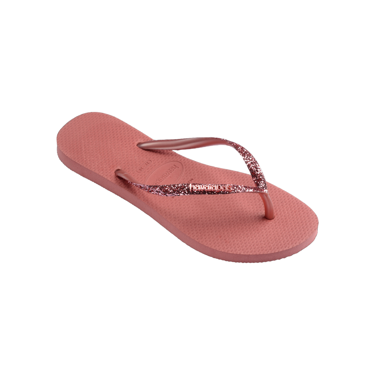 Havaianas Slim Glitter II  — Canyon Clay