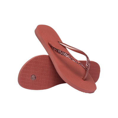 Havaianas Slim Glitter II  — Canyon Clay