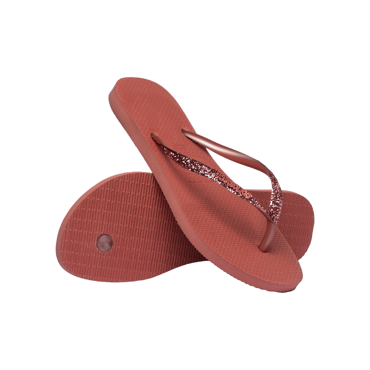 Havaianas Slim Glitter II  — Canyon Clay