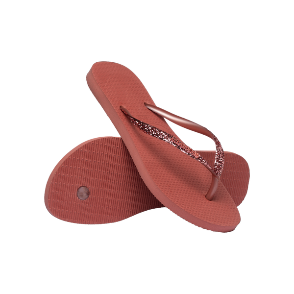 Havaianas Slim Glitter II  — Canyon Clay