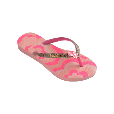 Havaianas Kids Slim Glitter II — Blossom/Pink Flux