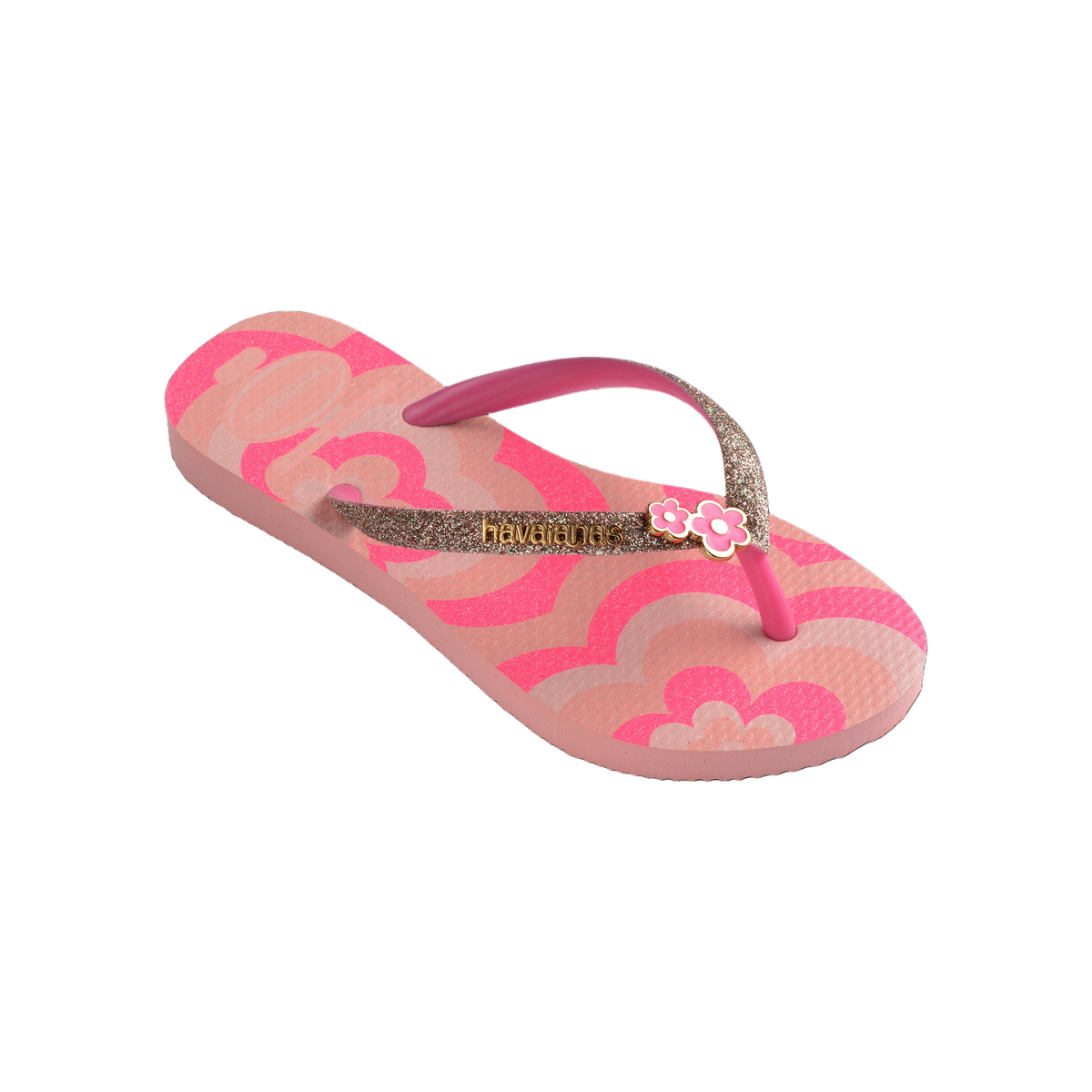 Havaianas Kids Slim Glitter II — Blossom/Pink Flux
