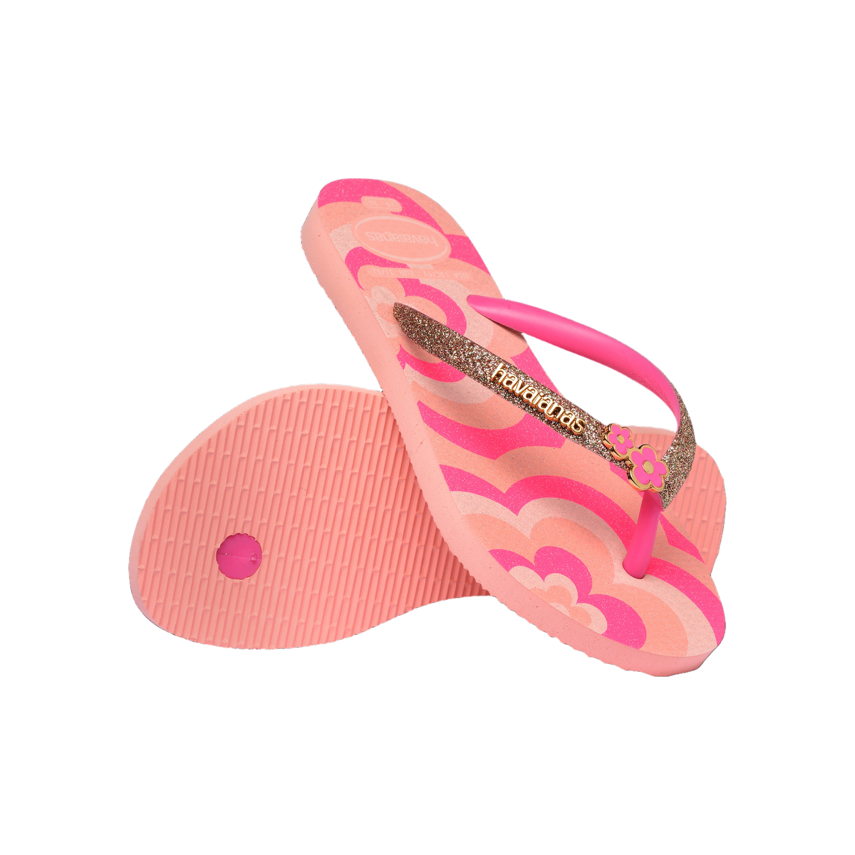 Havaianas Kids Slim Glitter II — Blossom/Pink Flux