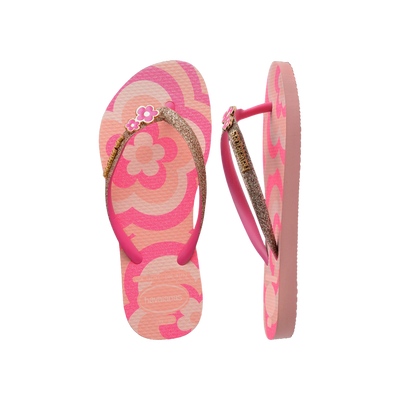 Havaianas Kids Slim Glitter II — Blossom/Pink Flux