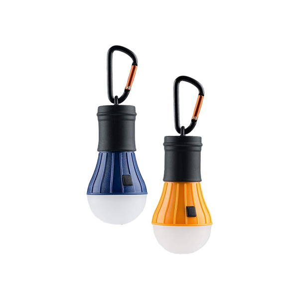 Munkees LED Tent Light with Carabiner Orange