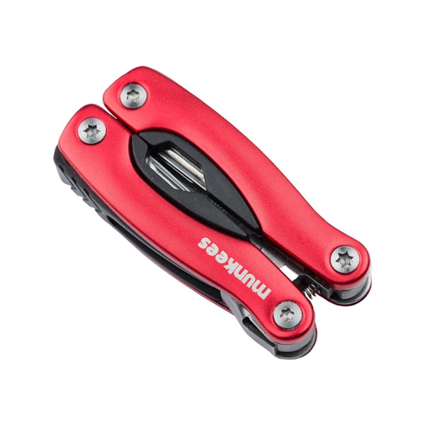 Munkees Stainless Steel Multi-Tool Red