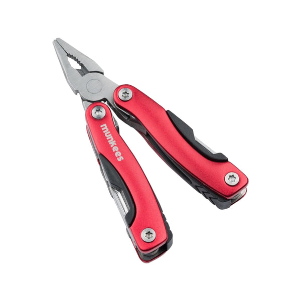 Munkees Stainless Steel Multi-Tool Red