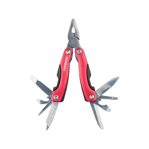 Munkees Stainless Steel Multi-Tool Red