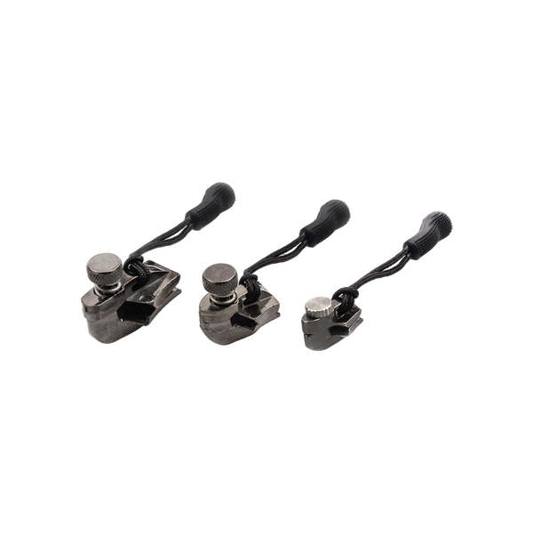 Munkees FixnZip Graphite, 3-pack