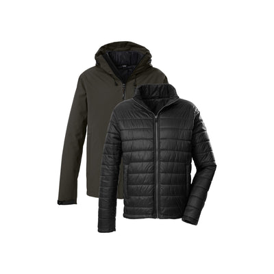 Killtec KOW 95 Mens 3-in-1 Jacket — Ebony