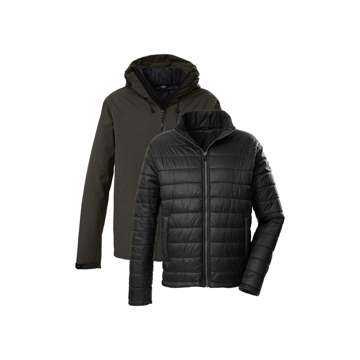 Killtec KOW 95 Mens 3-in-1 Jacket — Ebony