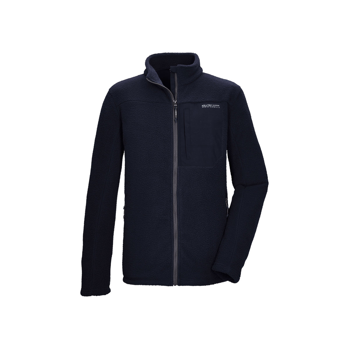 Killtec KOW 29 Mens Fleece Jacket — Black Blue