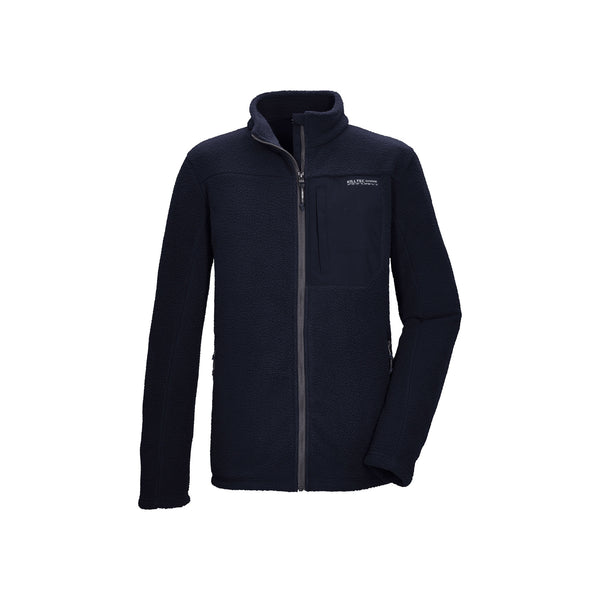 Killtec KOW 29 Mens Fleece Jacket — Black Blue