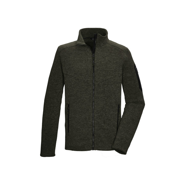 Killtec KOW 35 Mens Fleece Jacket — Dark Olive