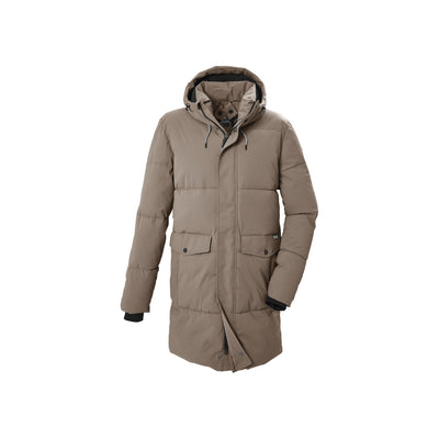 Killtec KOW 43 Mens Quilted Parka — Dark Sand