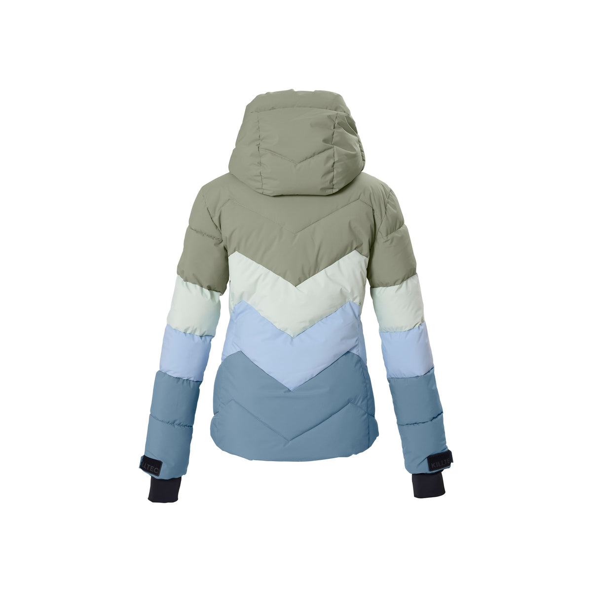 Killtec KSW 226 Womens Ski Quilted Jacket — Dark Sea Foam/Sea Foam/Lt.Blue/Lt.Steel Blue