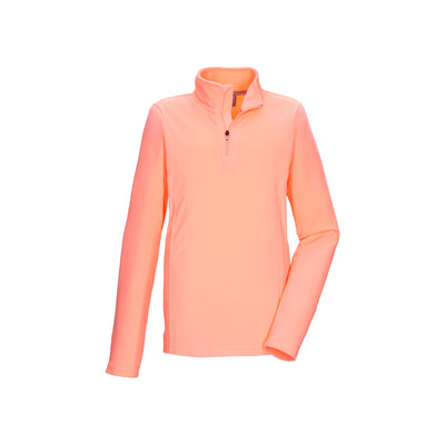 Killtec KSW 138 Girls Fleece Shirt — Light Pink