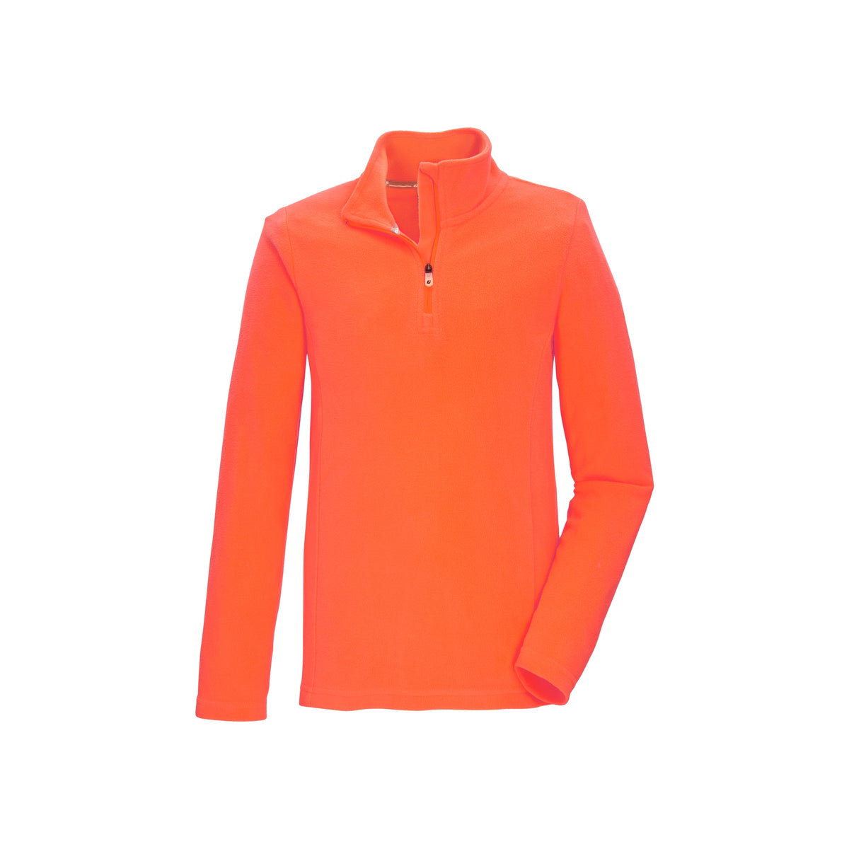 Killtec KSW 139 Boys Fleece Shirt — Shocking Orange