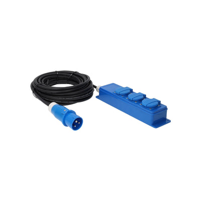 Haba Triple-unit + CEE-stekker + 10m. npr 3x1.5mm²