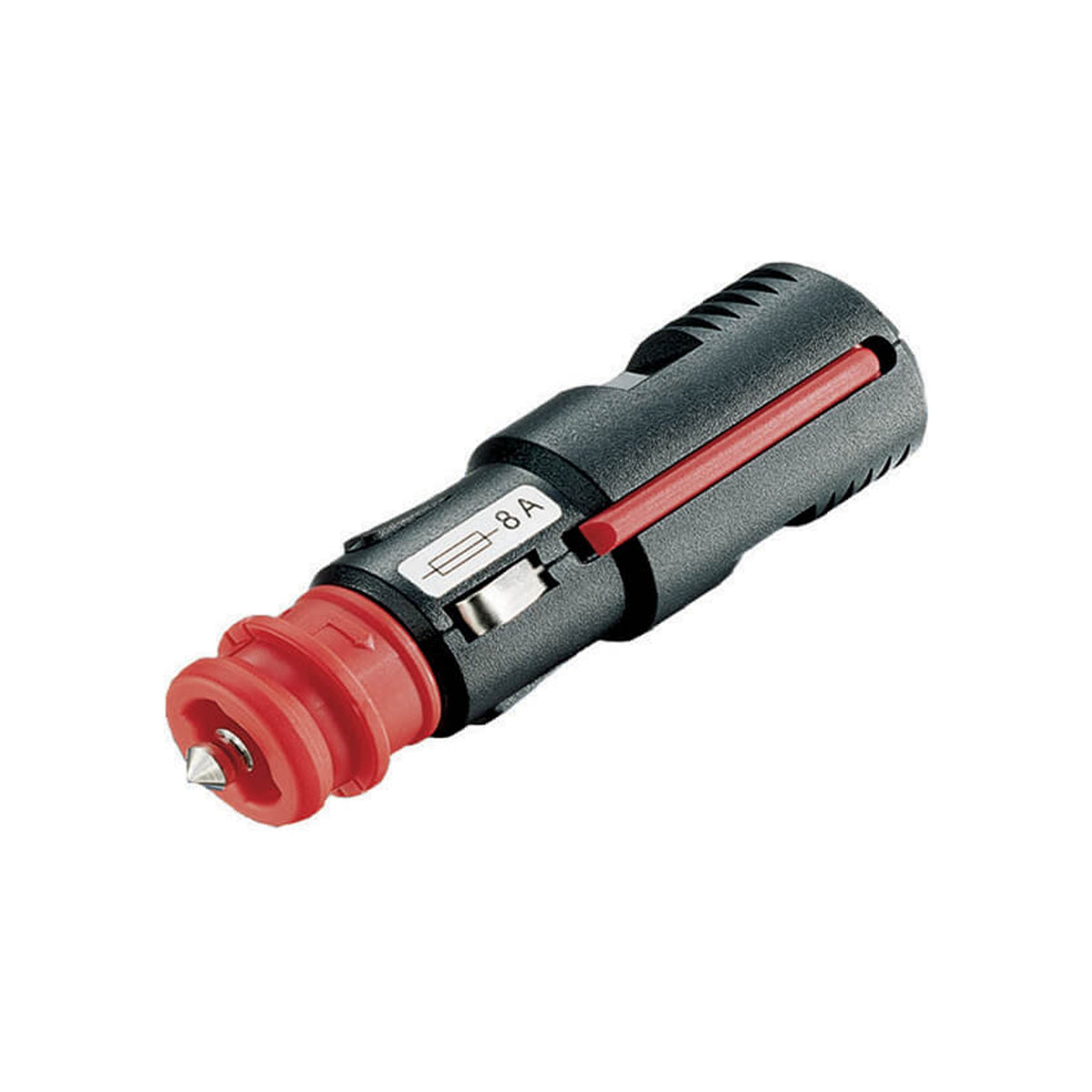 Haba 12V Stekker universeel met zekering 8Amp. verpakt