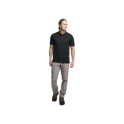 Tenson Txlite Melange Polo Men — Black