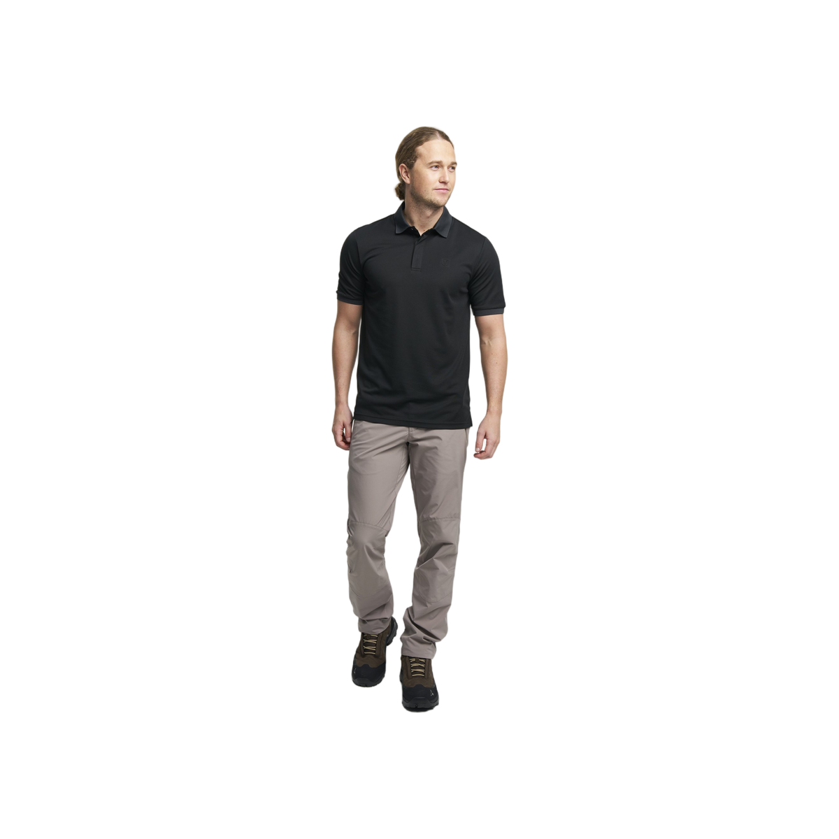 Tenson Txlite Melange Polo Men — Black