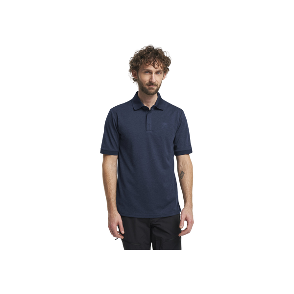 Tenson Txlite Melange Polo Men — Dark Navy