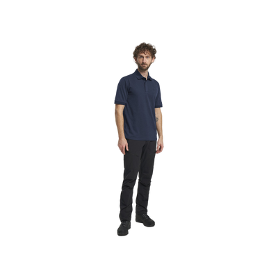 Tenson Txlite Melange Polo Men — Dark Navy