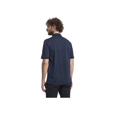 Tenson Txlite Melange Polo Men — Dark Navy