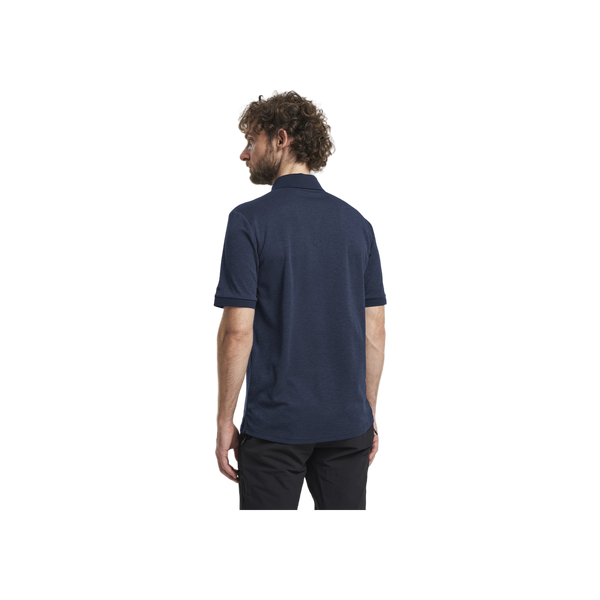 Tenson Txlite Melange Polo Men — Dark Navy