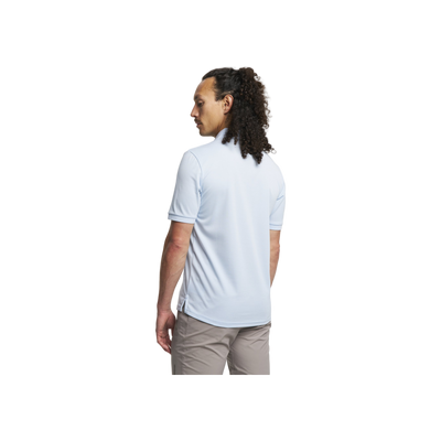Tenson Txlite Melange Polo Men — Light Blue