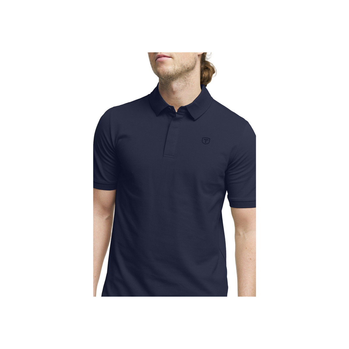 Tenson Txlite Blend Polo Men — Light Blue