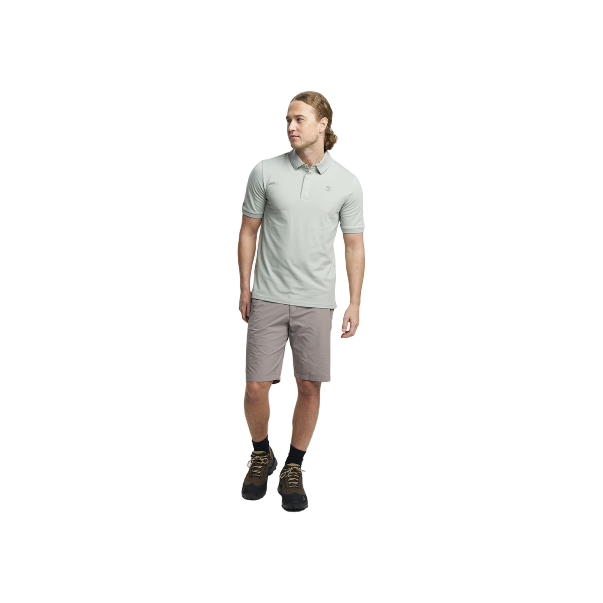 Tenson Txlite Blend Polo Men — Light Blue
