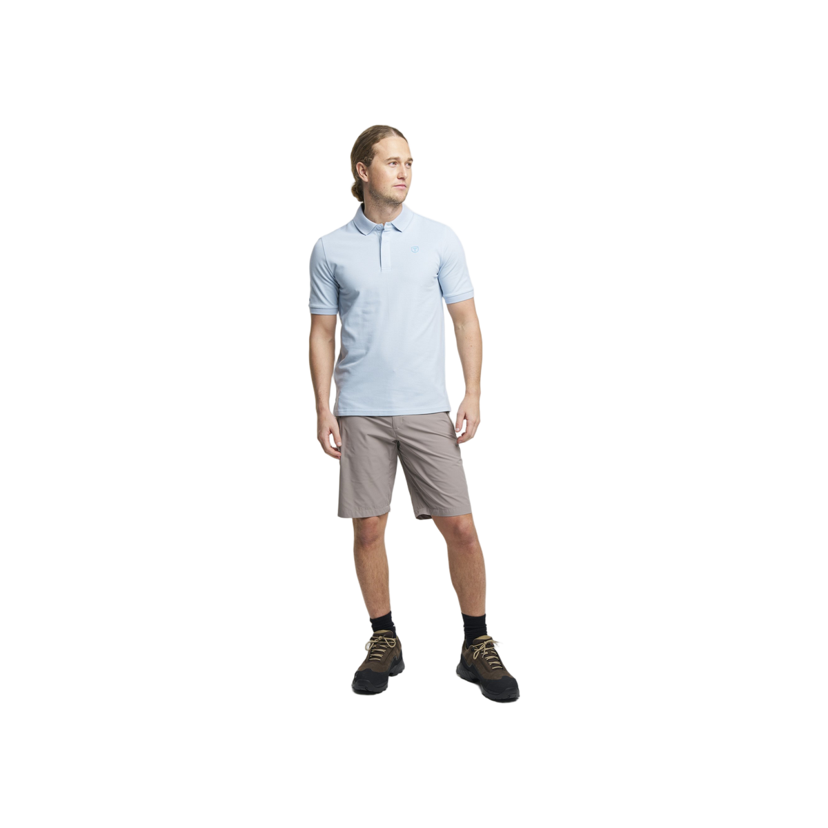 Tenson Txlite Blend Polo Men — Light Blue