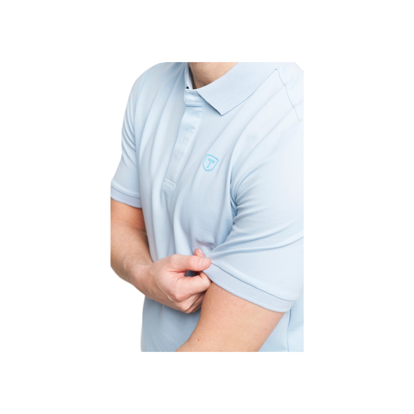 Tenson Txlite Blend Polo Men — Light Blue