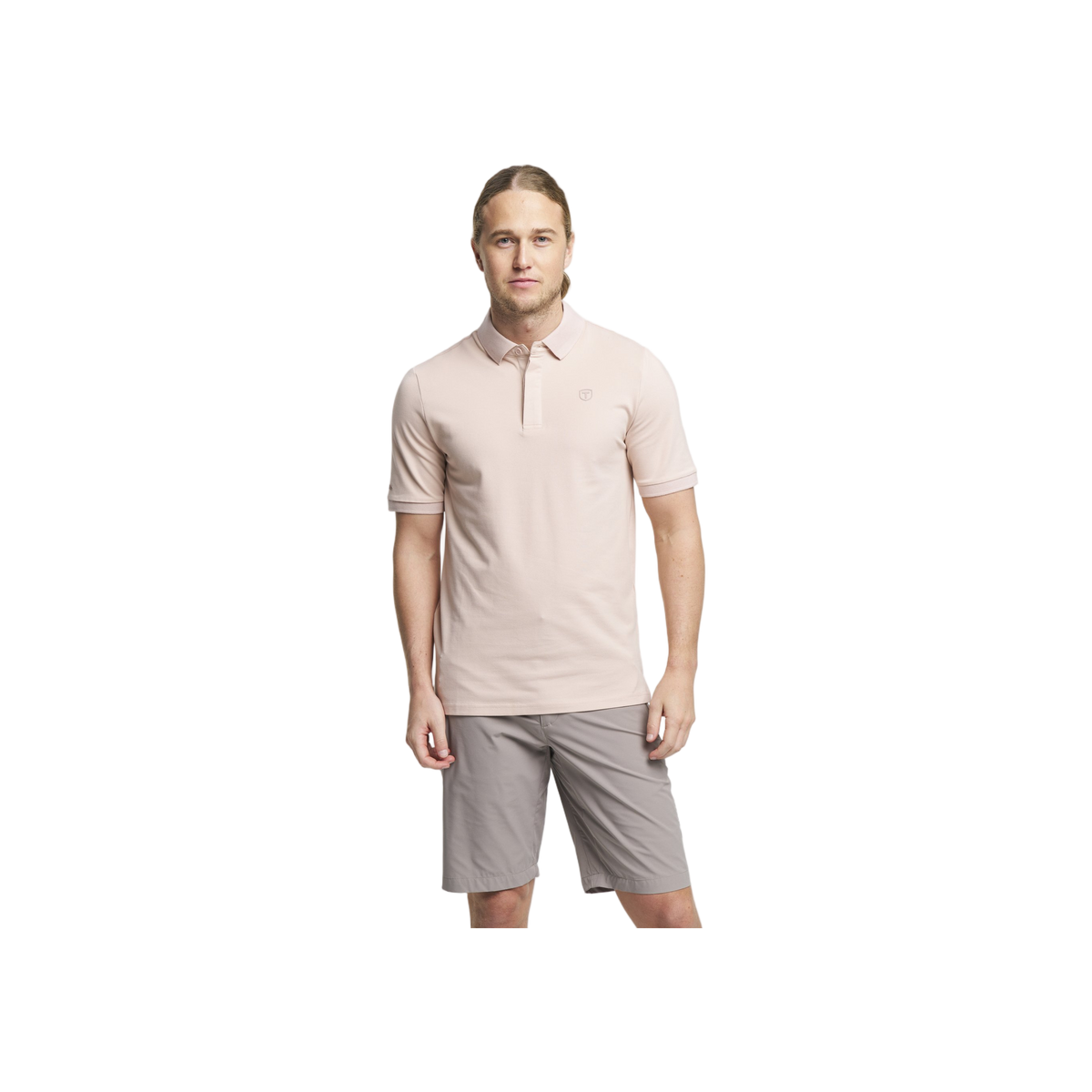 Tenson Txlite Blend Polo Men — Light Blue