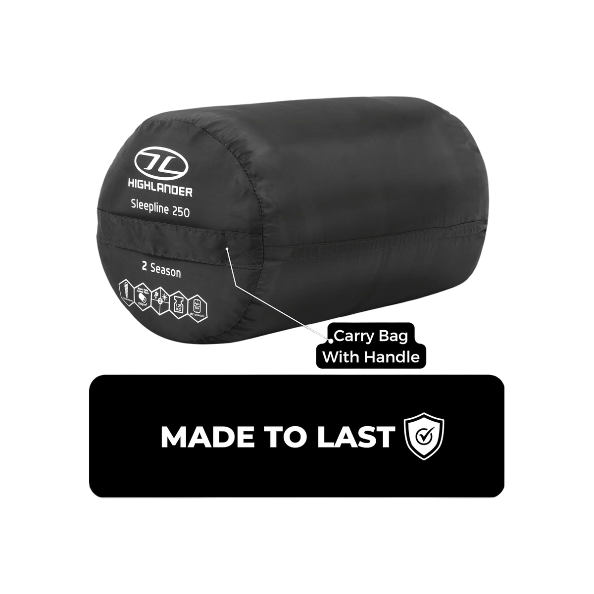Highlander Sleepline 250 Charcoal