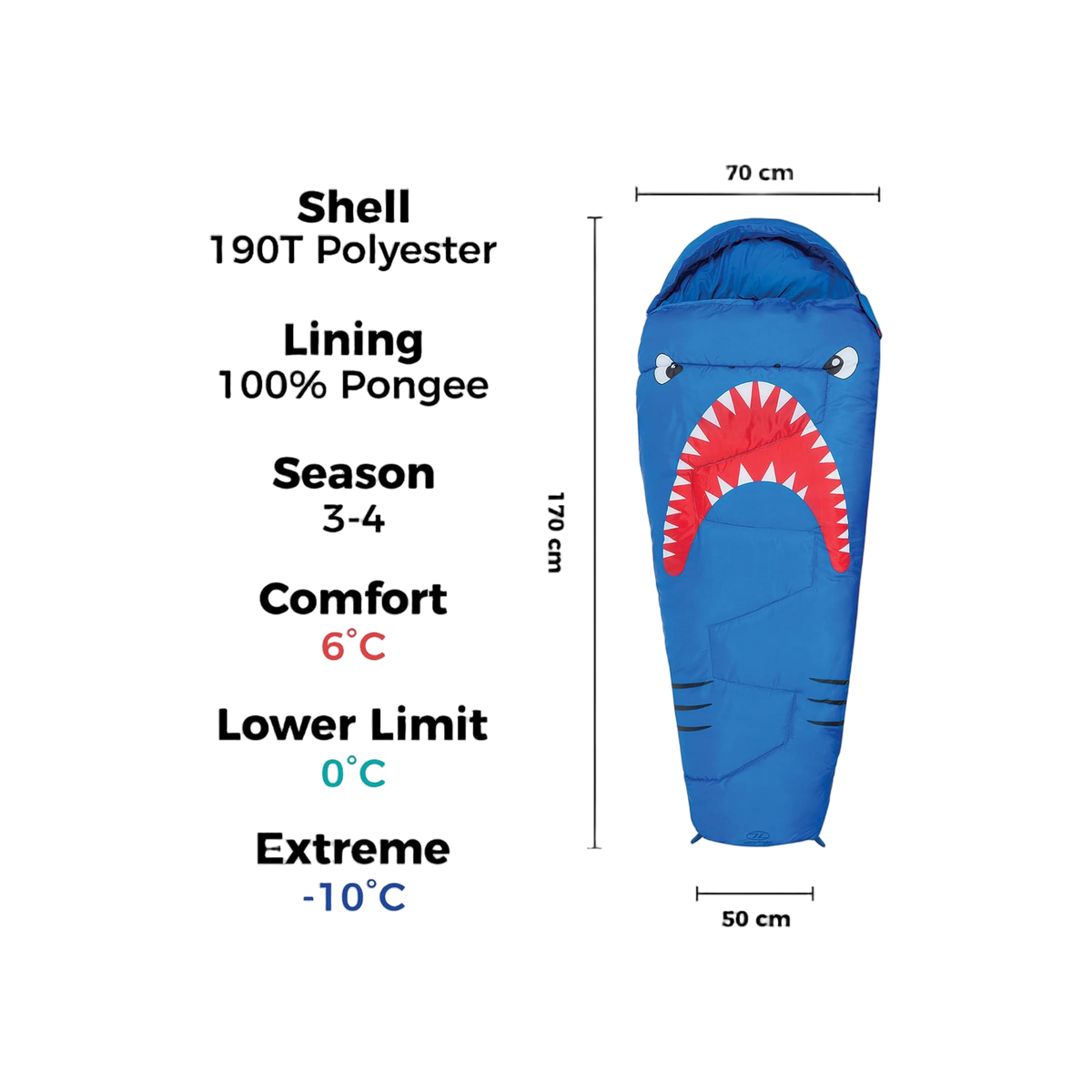 Highlander Shark 300 Mummy Sleeping Bag