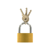 Highlander Brass Padlock