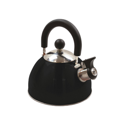 Highlander 2L Deluxe Whistling Kettle Black