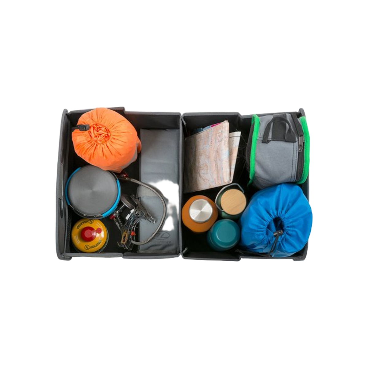 Highlander Sherpa Folding Storage Box - Grey