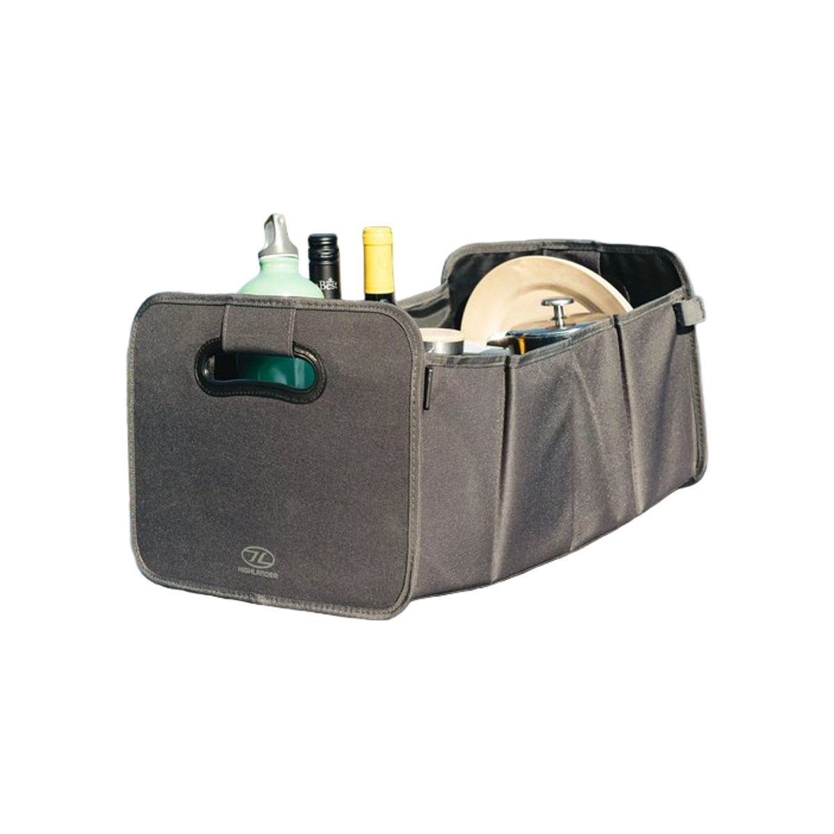 Highlander Sherpa Folding Storage Box - Grey